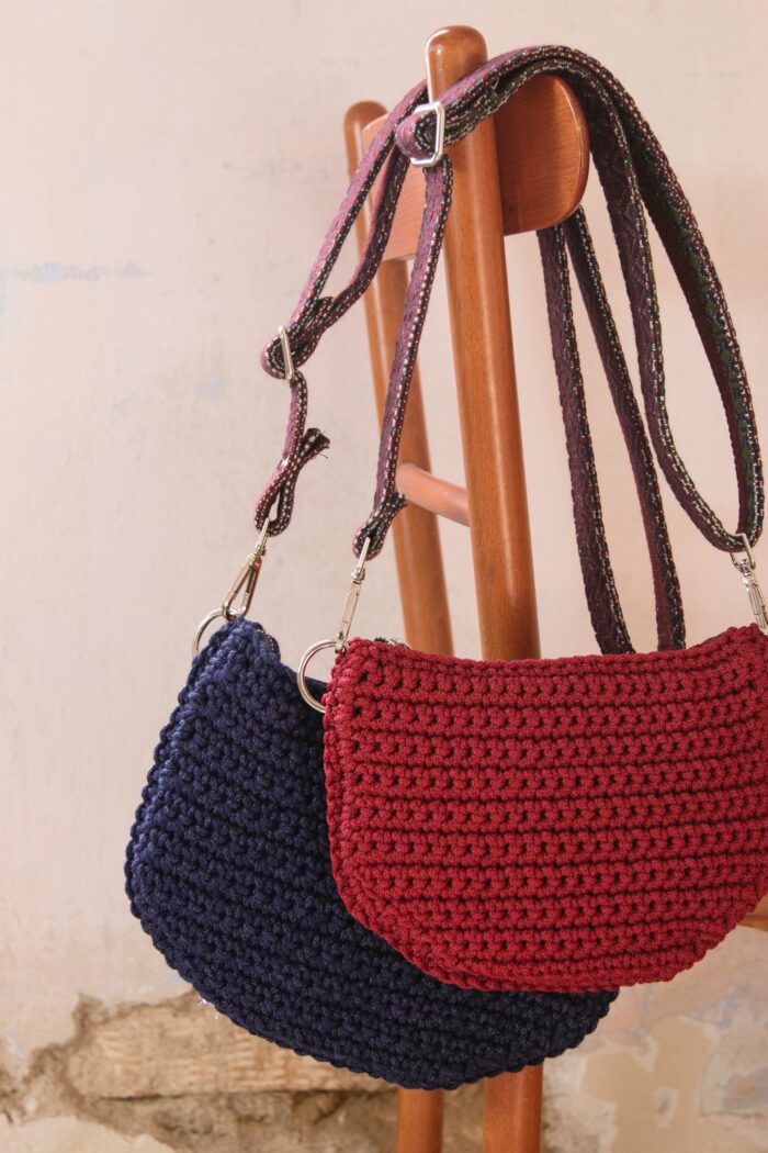 Waist / Shoulder Bag with woven strap