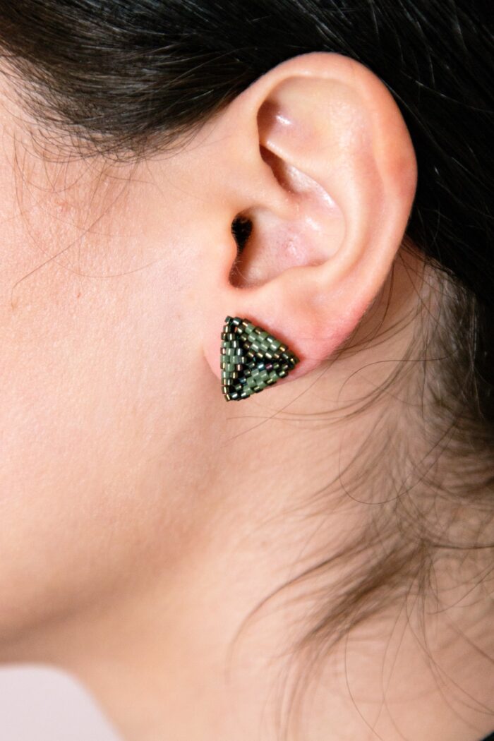 stud beaded earrings