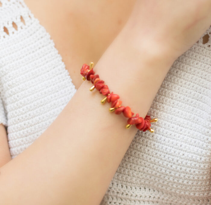 red corals bracelet